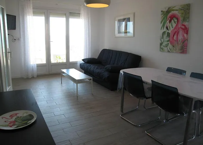 T2 Rénové, 4 Couchages, Parking, Face Plage, Centre De Saint-cyprien - Fr-1-106-74 *